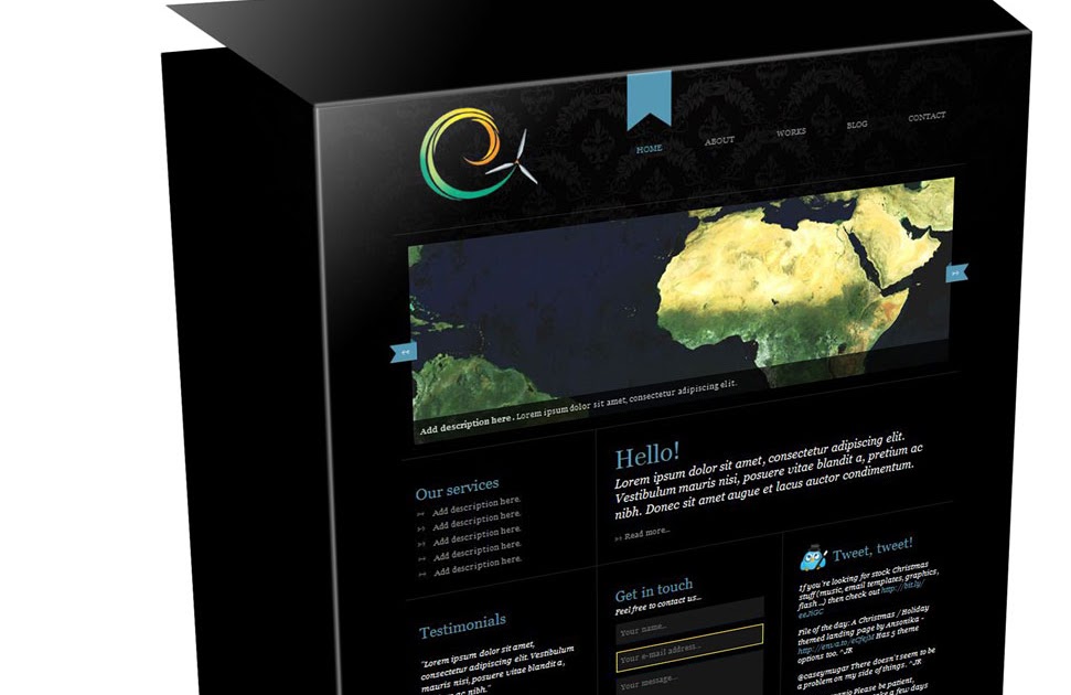 Free Themes Store: Dark Night - Free HTML/CSS Template