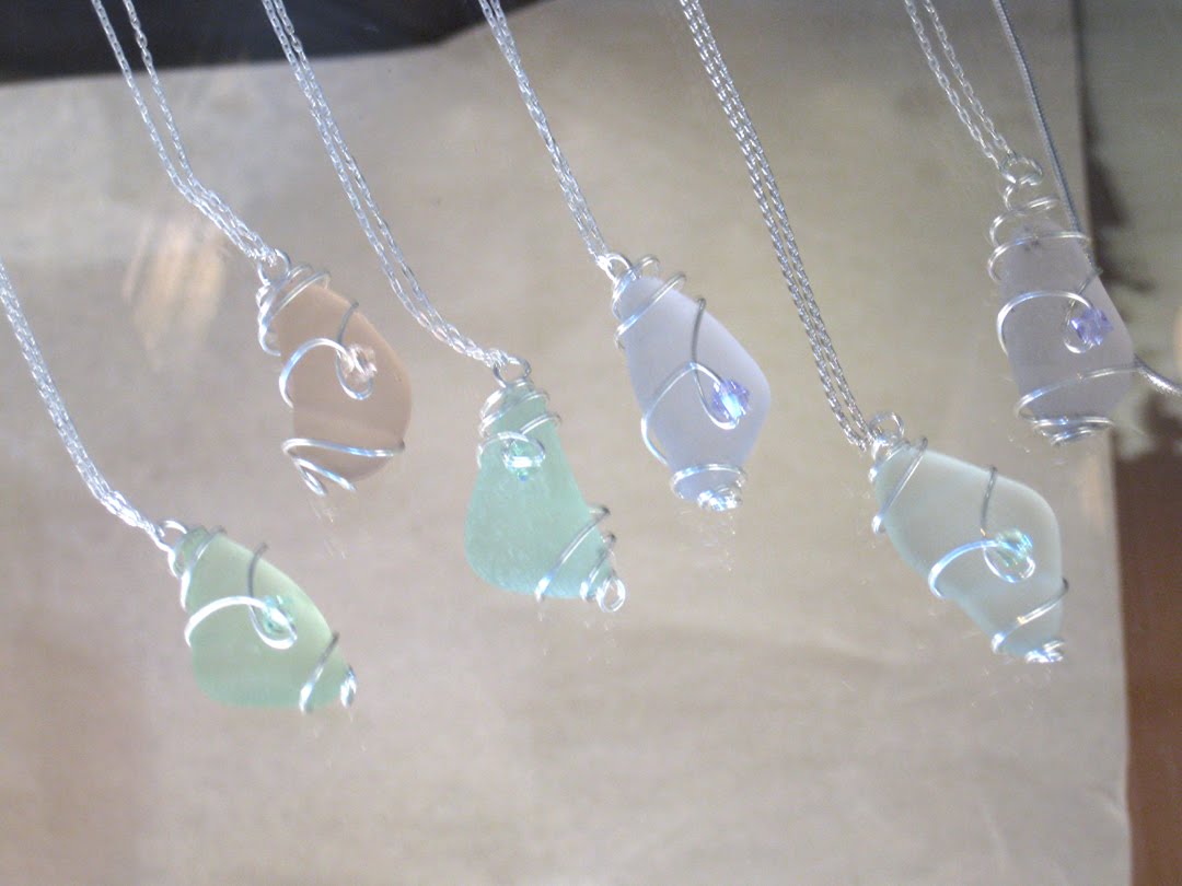 Seafarer Gift Shop New Beach Glass Jewelry Just In!