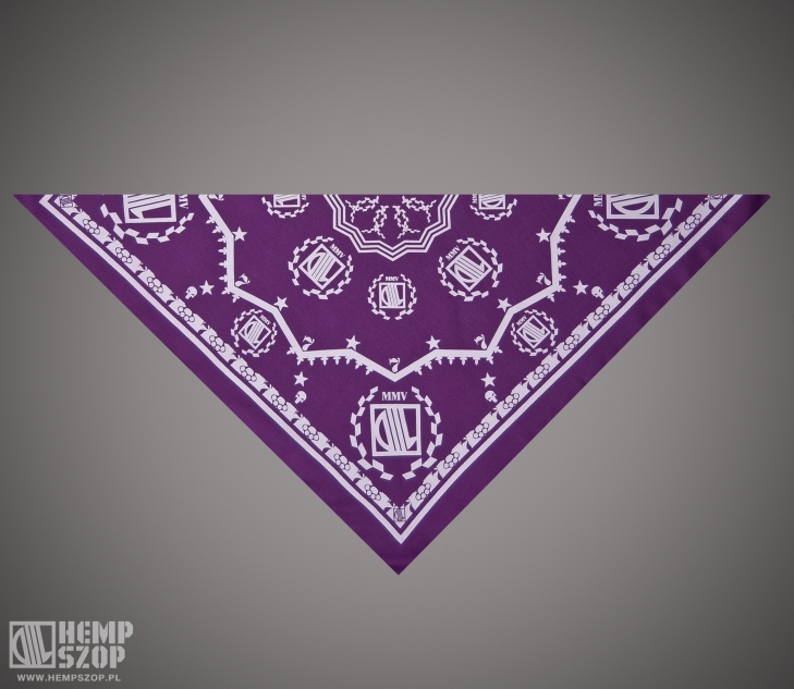 Kultura Podwórka Bandana "RAPORT" Fioletowa GA 70