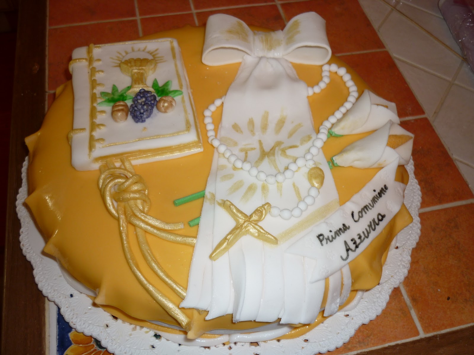 immagini di torte di prima comunione