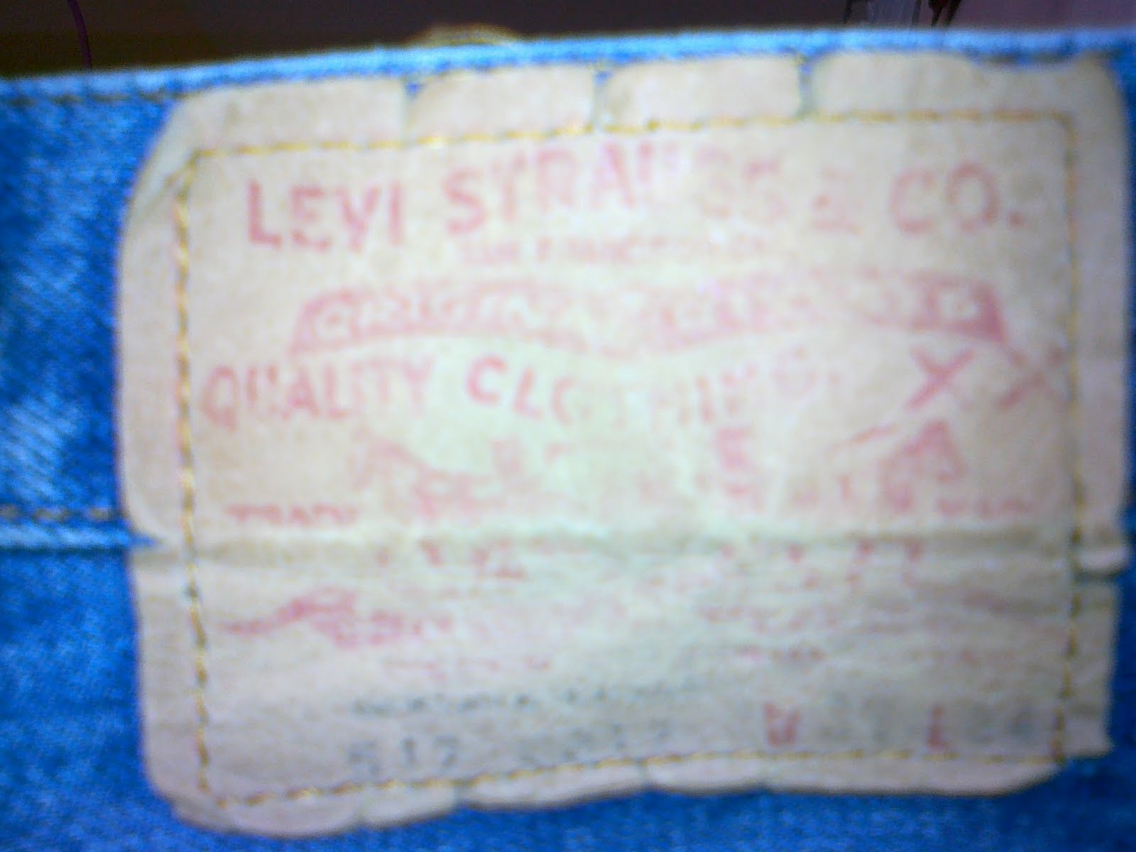 Longhorn's Vintage Clothing: 10-A-0013: Vintage 70s Levi's 517-0217