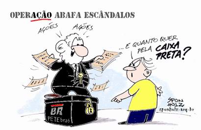 Resultado de imagem para operação abafa charges