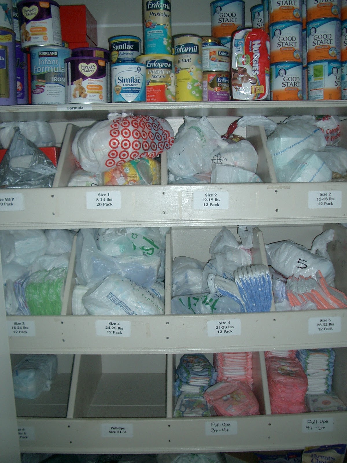 Center for Children & Families, Inc. (CCFI) Donating diapers to low