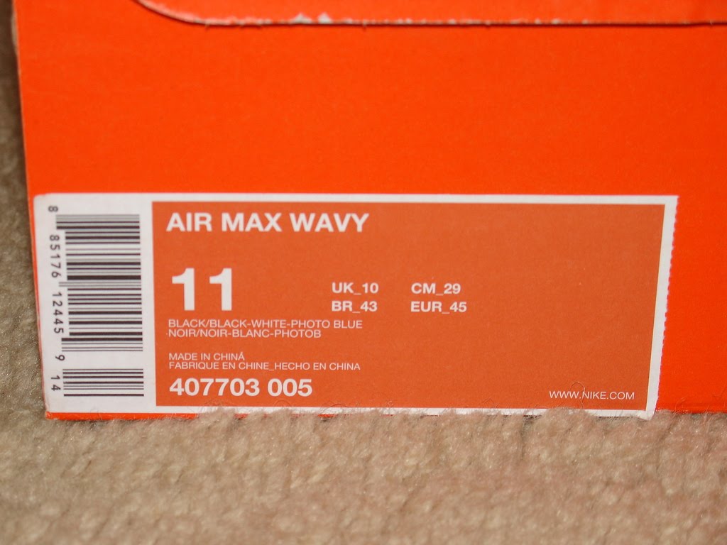 ric on the go: Nike Air Max Wavy - the almost Foamposite