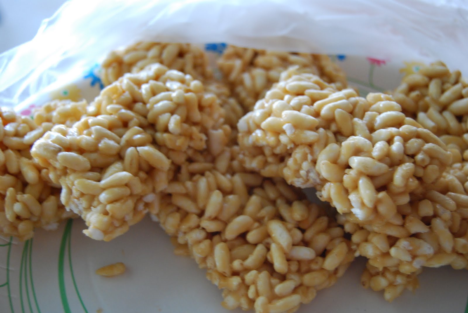 Gather Round Our Table Peanut Butter Puff Rice Squares