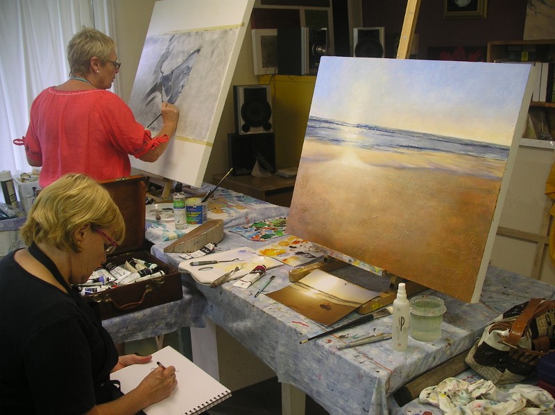 chris hobel art classes Drawing and Painting Classes Noosa