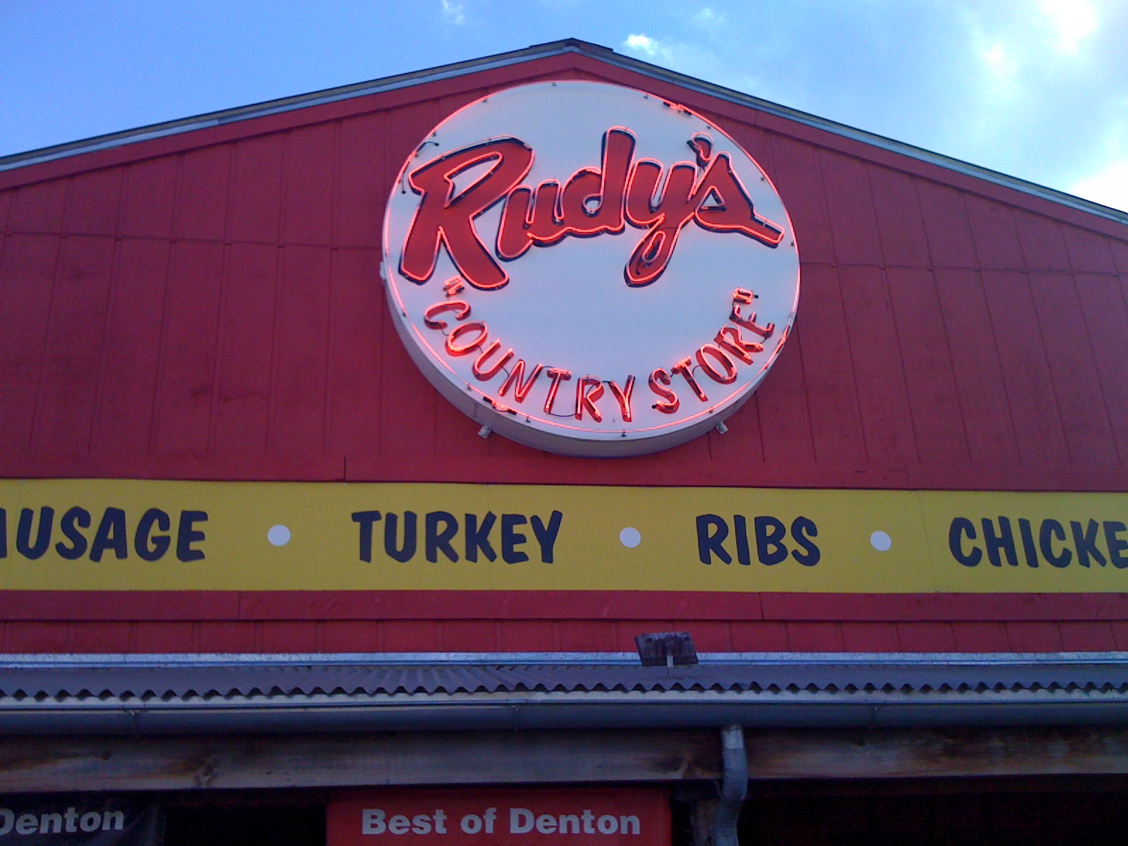 Rudy's Country Store & BBQ Full Custom Gospel BBQ