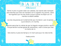 Carta De Un Bebe Para Baby Shower
