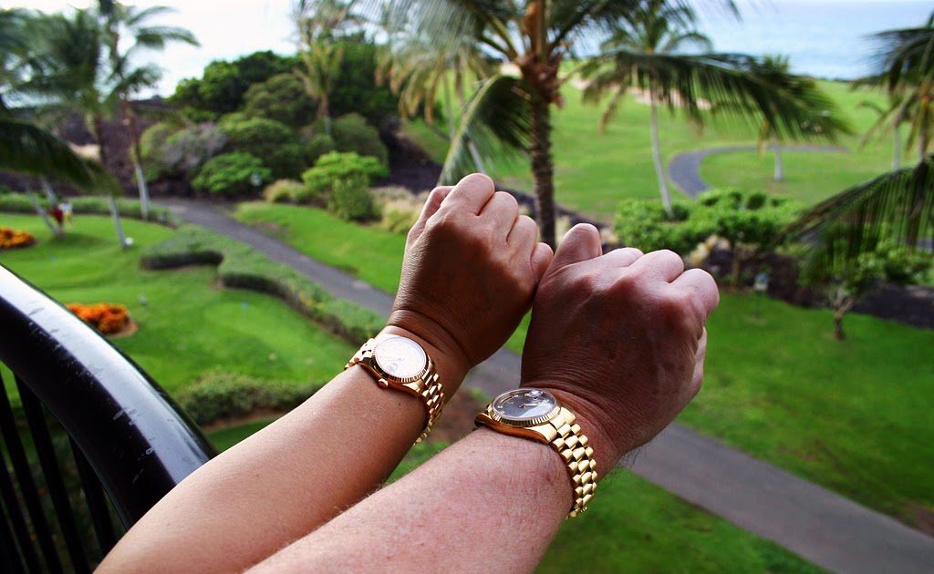 Rolex datejust gold on wrist Clearance