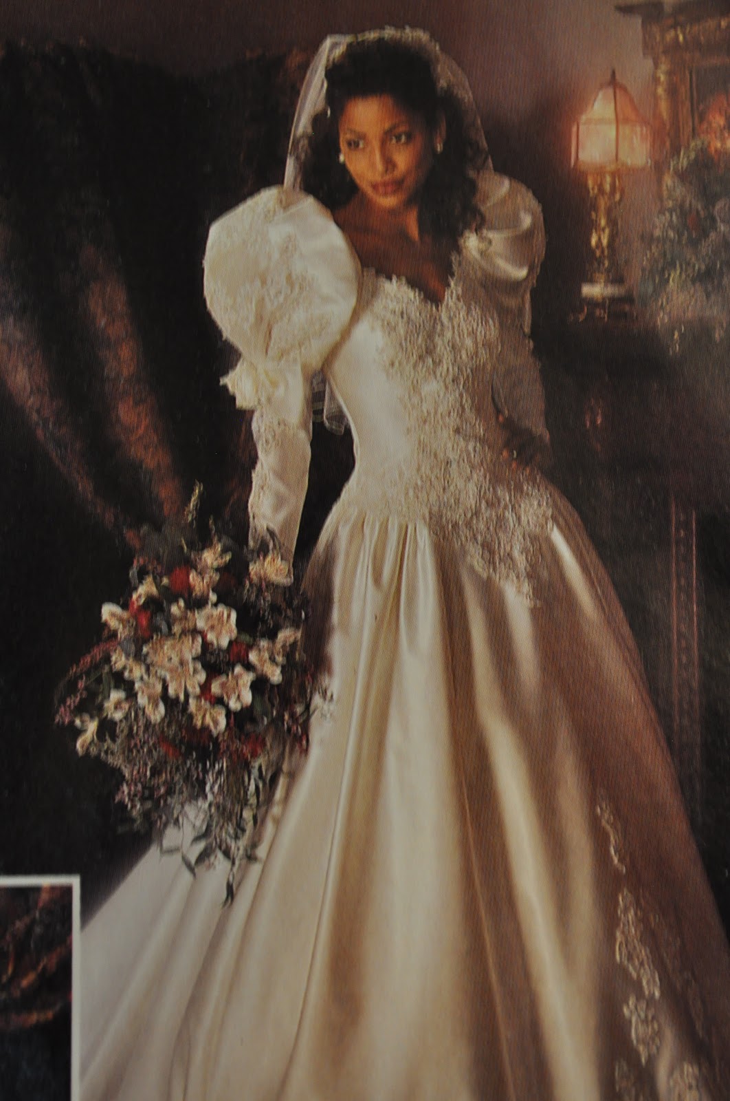 The further adventures of Abby & Hayden 90's wedding dresses!