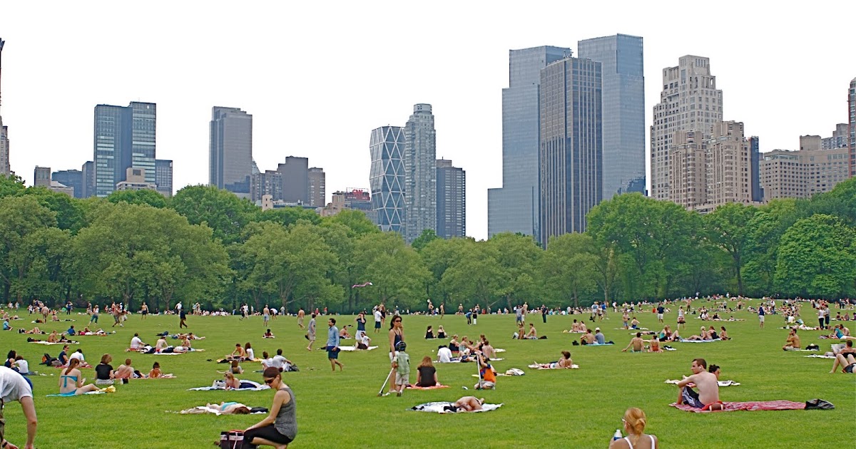 NYC ♥ NYC: Sunbathers in Sheep Meadow, Central Park