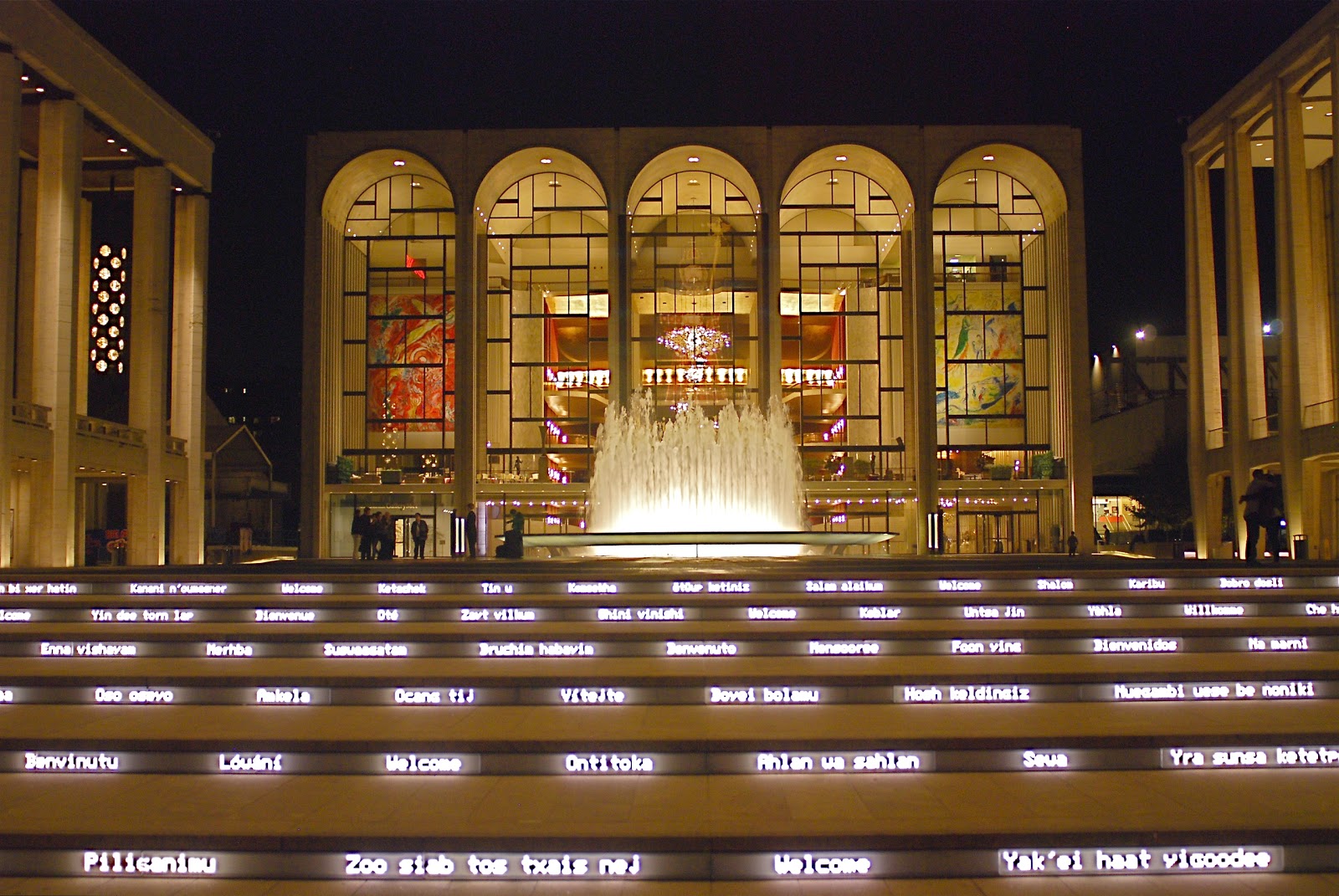 NYC ♥ NYC Lincoln Center's Grand Stair And The Josie Robertson Plaza