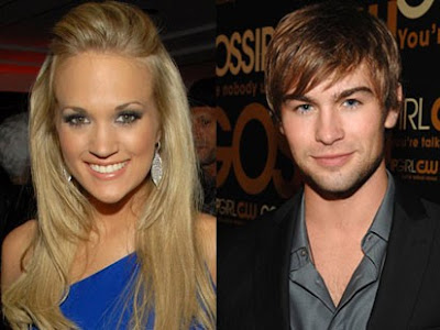 Chace Crawford And Carrie Underwood Kissing. in fact, Crawford has