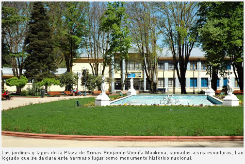 UNAS DE LAS PLAZAS MAS LINDA DE CHILE