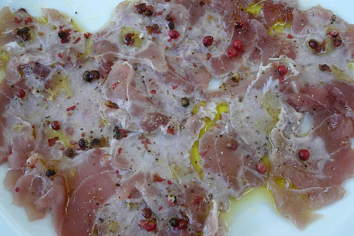 Kulinarische Welten zu Fisch- und Meeresfrucht: Rezept: Thunfisch-Carpaccio