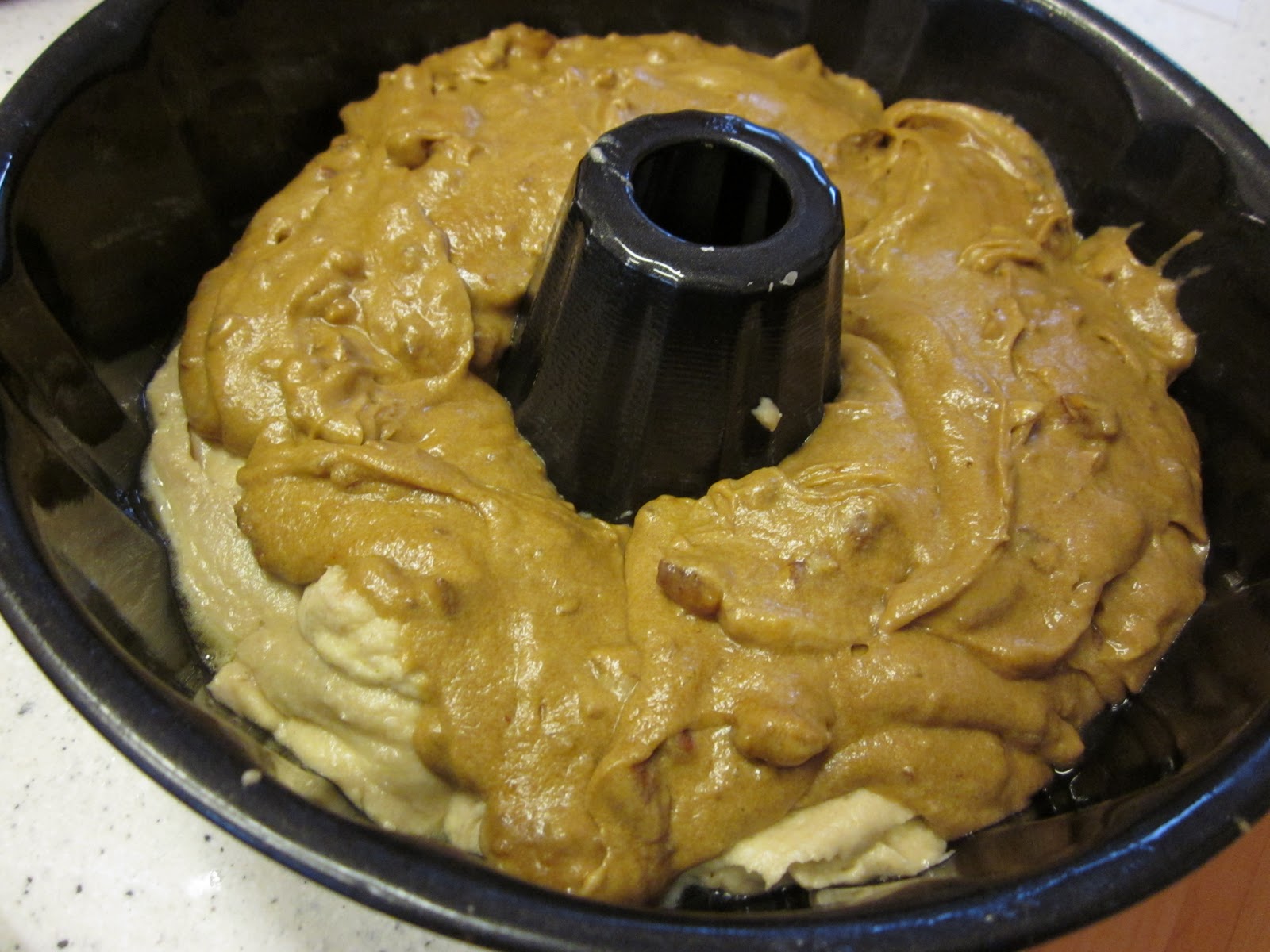 Michelle's Marvelous Munchies Pecan Molasses Bundt Cake with Bourbon Glaze