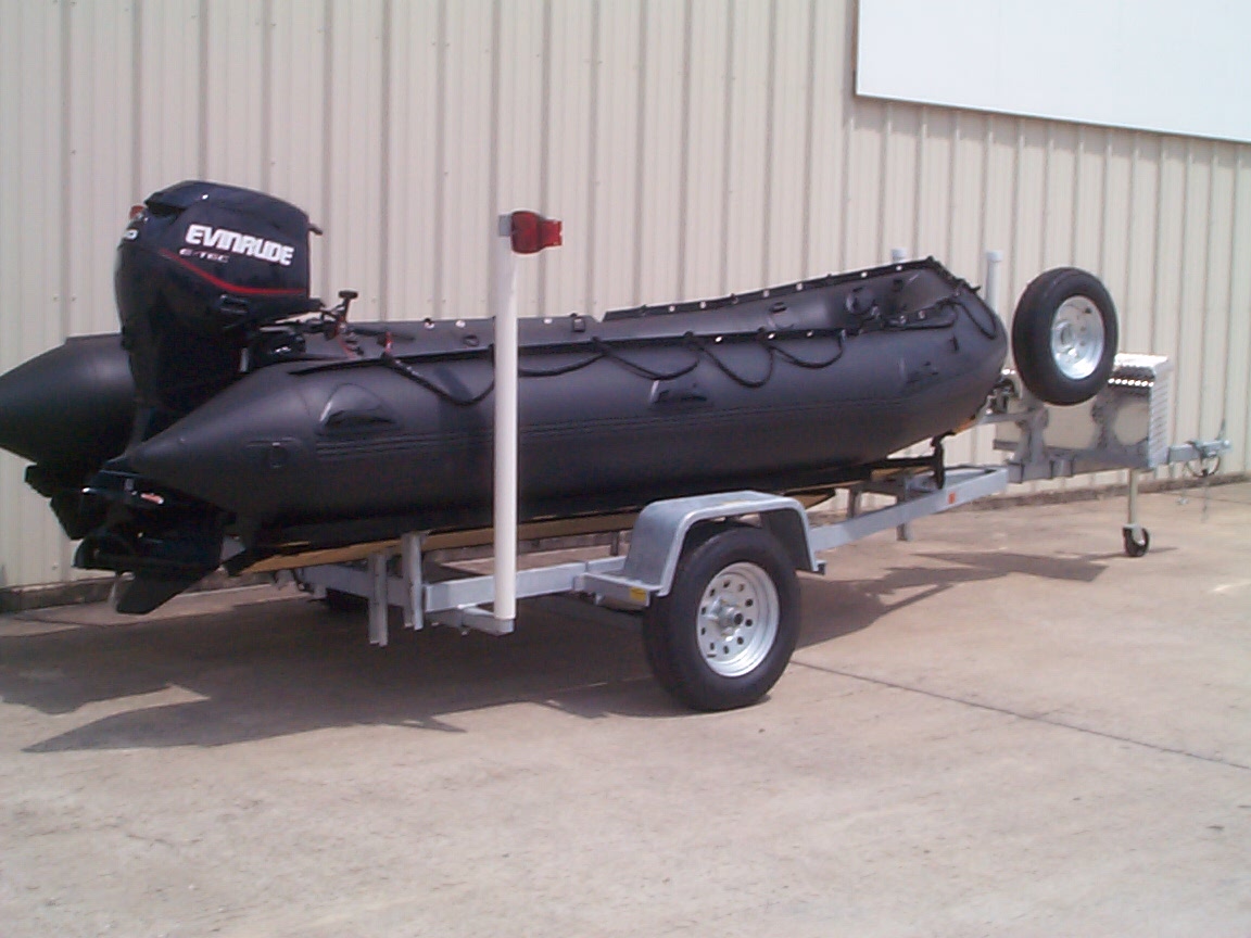 Triad Marine Kemah Texas Zodiac FC420 Inflatable Boat