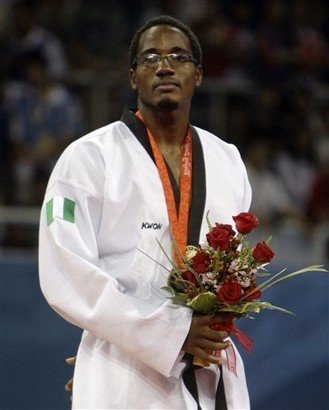 Yagazie, bronze medalist, Beijing 2008 Olympics
