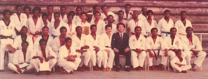 FLASH BACK TO 1981: Master Gwak Ki-Ok, national instructor of Ghana Taekwondo Asso in Nigeria