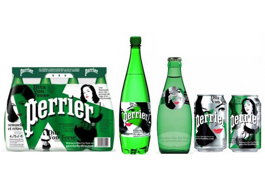 Dita Von Teese Perrier Water