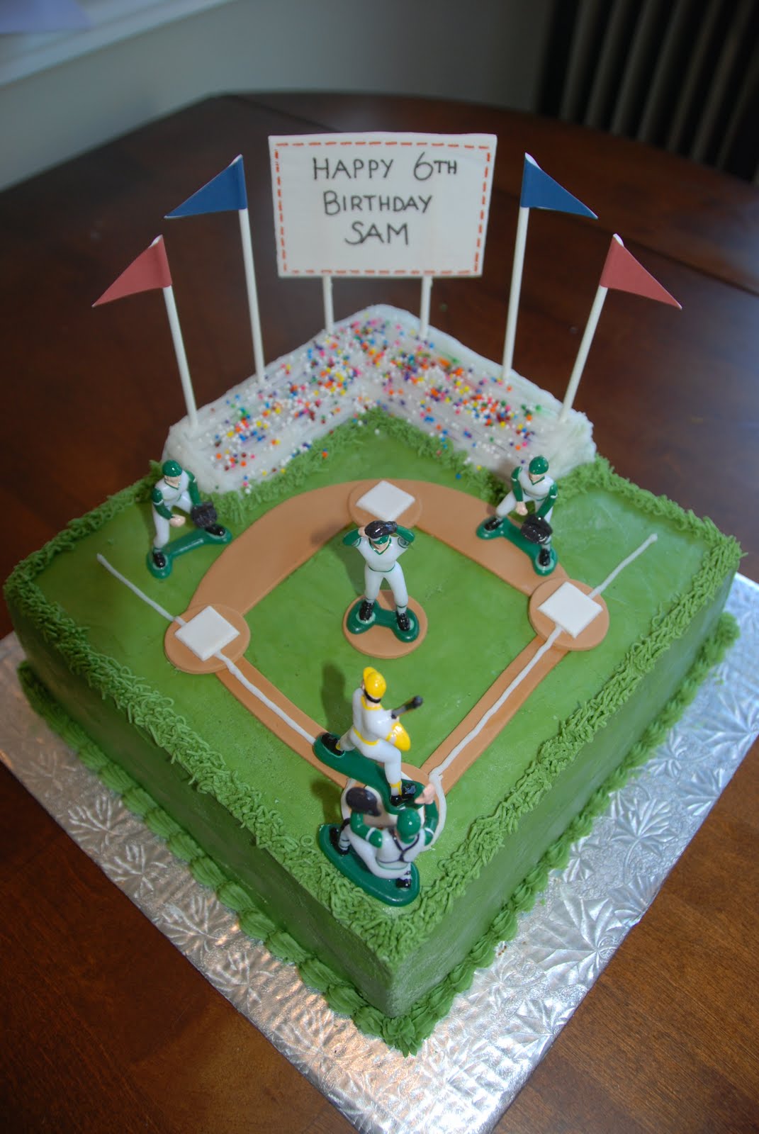 Cake Creations by Trish Baseball diamond cake