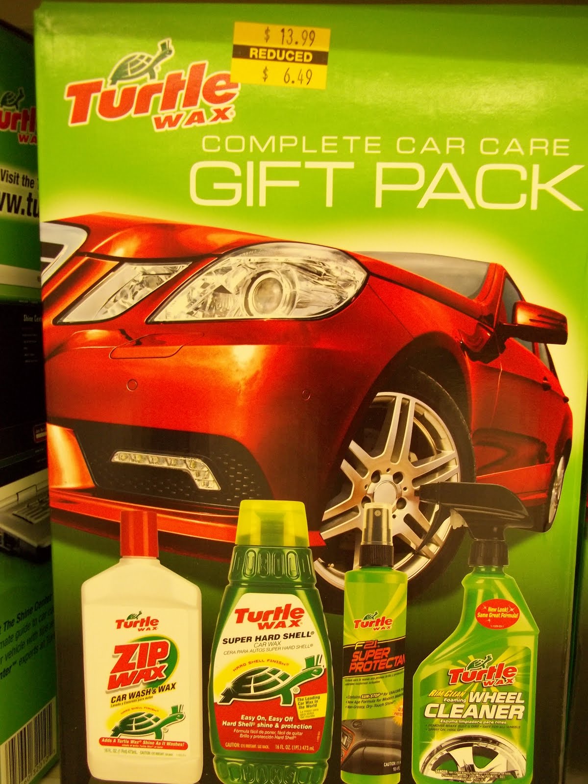 My Glove Box to Saving Money Turtle Wax Gift Packs at KMart