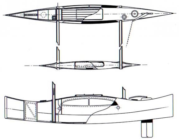 Mbuli Proa Sailing Proa Sailing: Mbuli, by John Harris