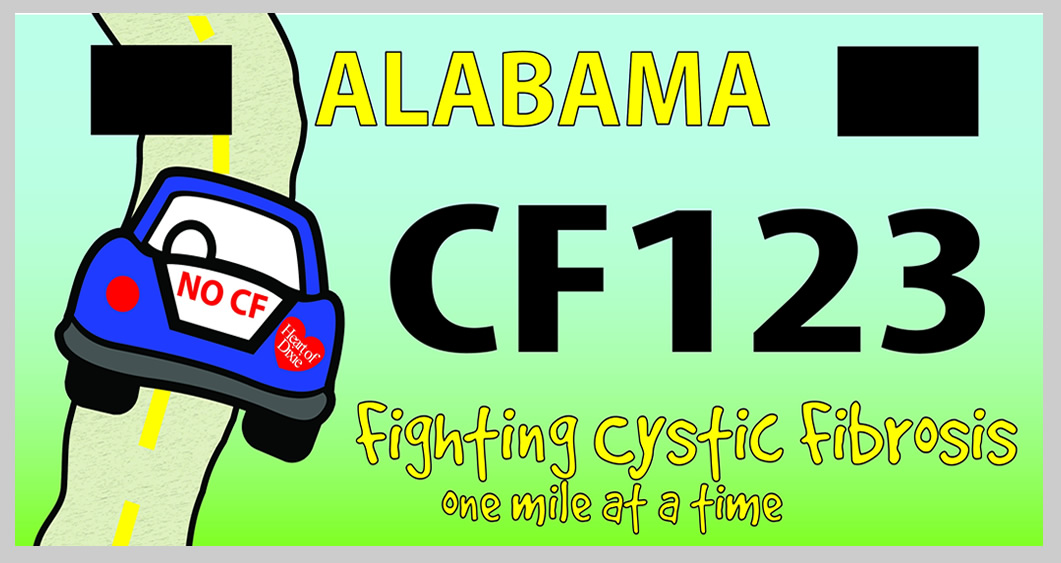 Just Breathe New Alabama License Plate