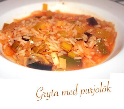 Gryta med purjolök