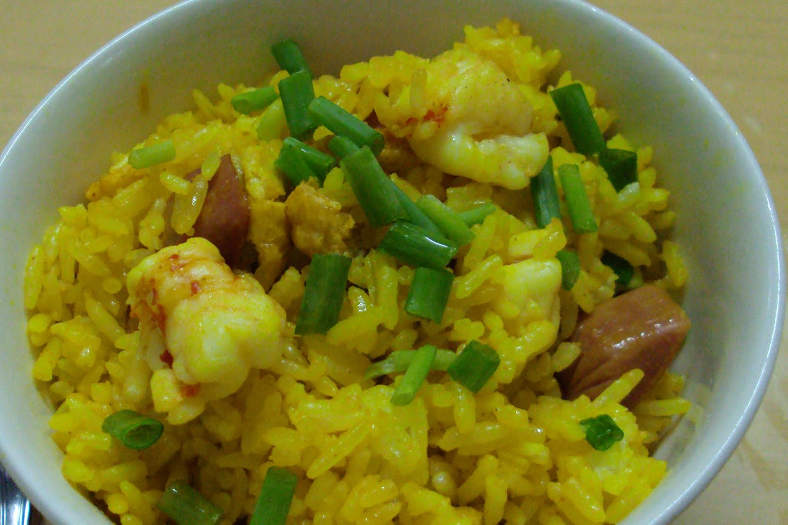 Tumeric Fried Rice with Sausage