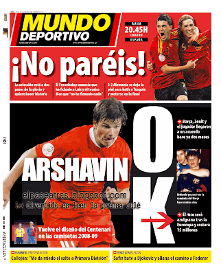 portada Mundo Deportivo Van Nistelrooy
