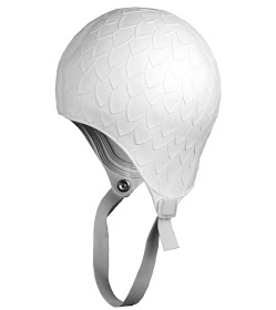 retro swim cap with chin strap, Creative Sunwear