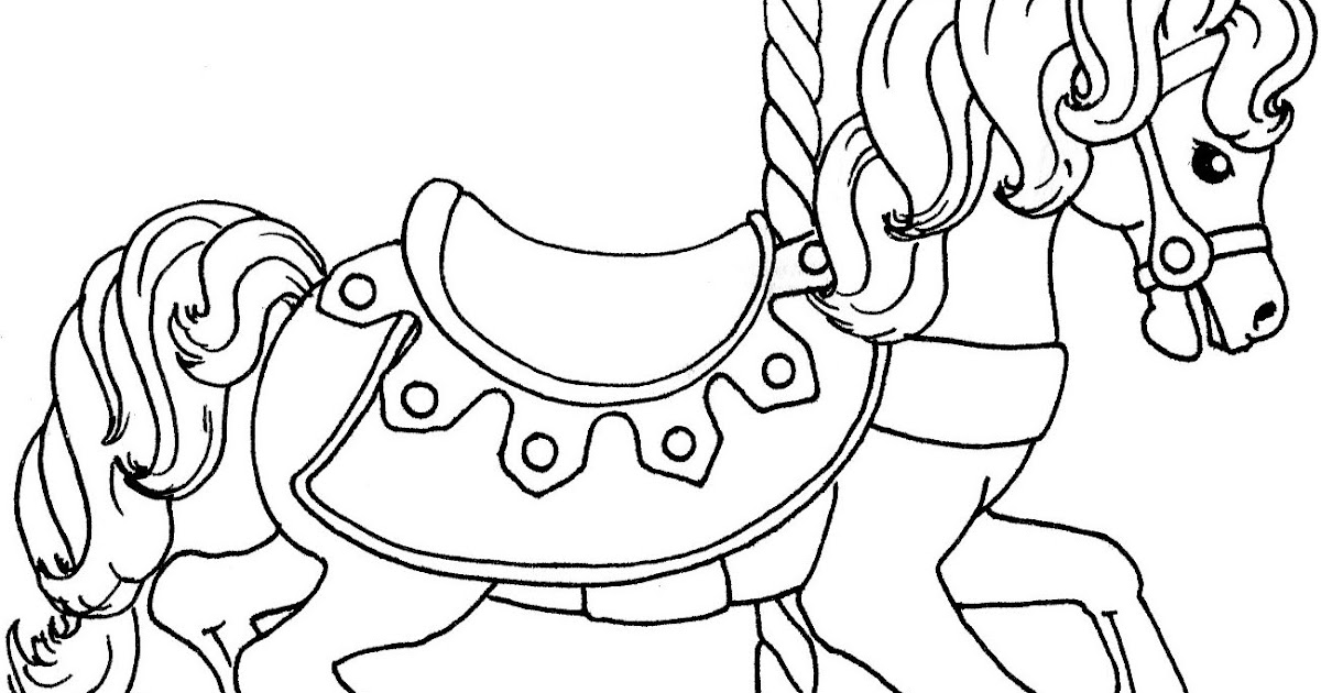 Efforteffortless2608: Carousel Coloring Pages