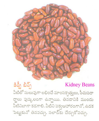 ఆహారము - ఆరోగ్యము , Food & Health (Telugu): చిక్కుడు , Beans