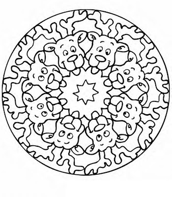 Desenho de Mandala 13 para Colorir - Colorir.com