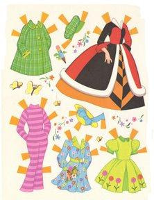 Alice in Wonderland Paper Doll