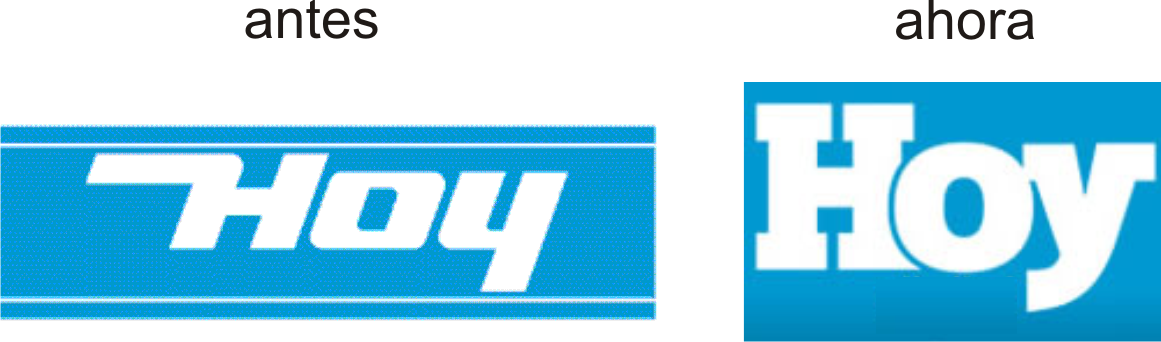 Sweet Design: Modernización logo periodico HOY
