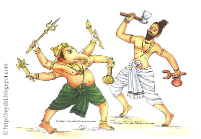 GANESHA Battle With ParshuRam