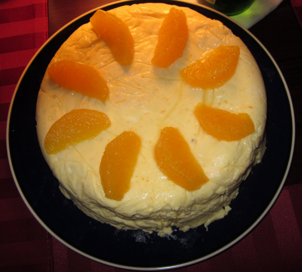 Channeling Julia Child Bavarois á L'Orange Orange Bavarian Cream