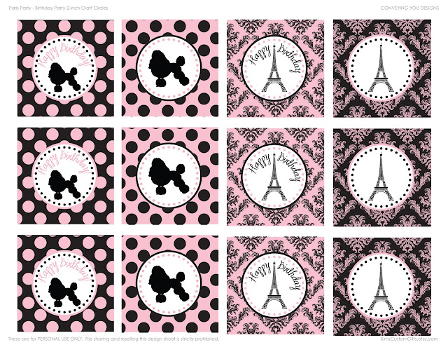 Paris Party Free Printables Oh My Fiesta In English