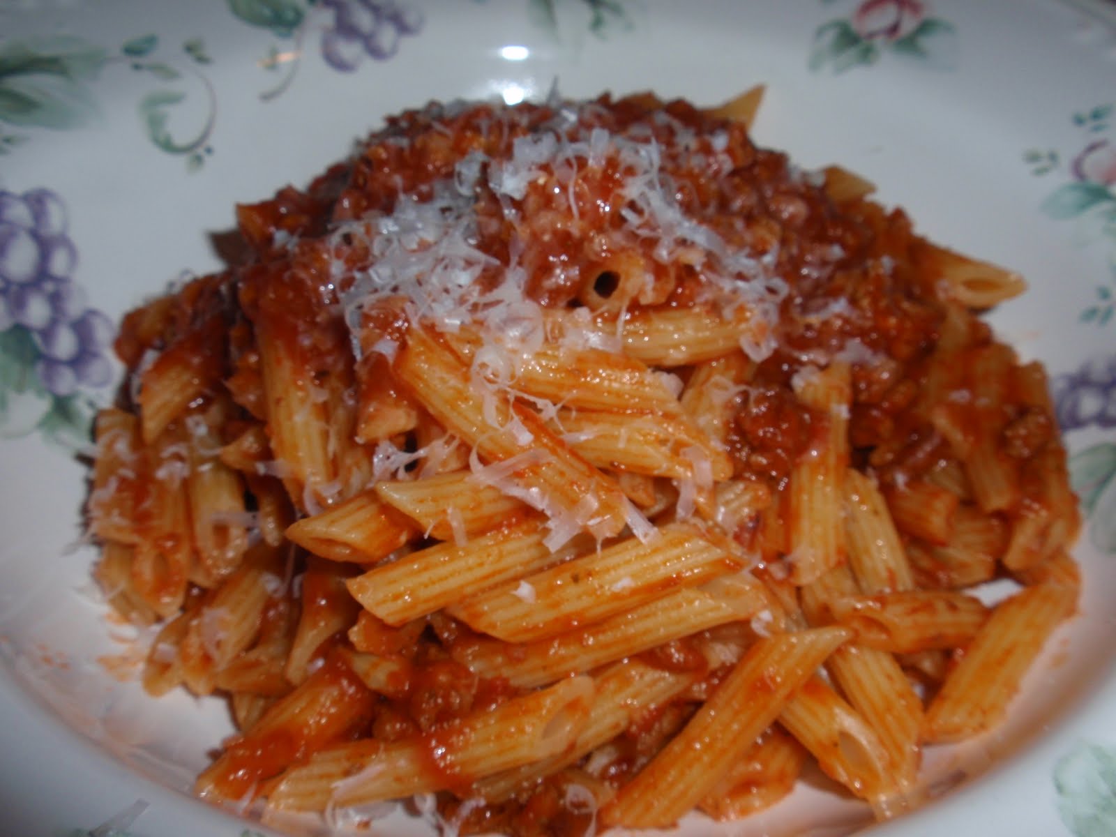 My Italian Grandmother Penne with Sausage and Beef Ragu