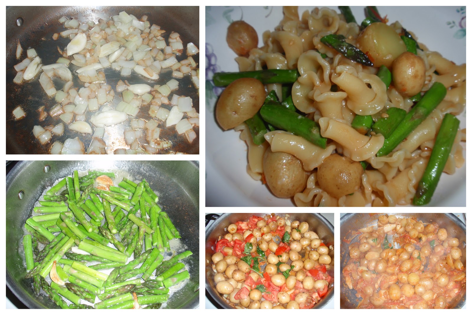 My Italian Grandmother Pasta with Potatoes and Asparagus