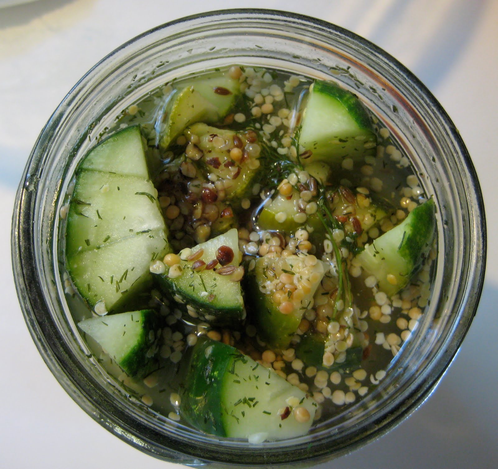 Splendid Minta Icebox Pickles...yum!