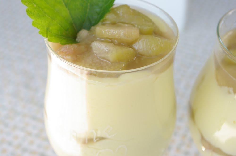 Wolkenfees Küchenwerkstatt: Rhabarber Dessert nach meiner Art