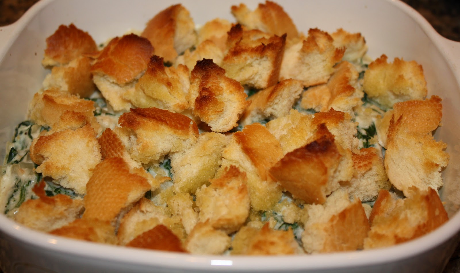what's for dinner?: chicken and spinach casserole... 45 minutes