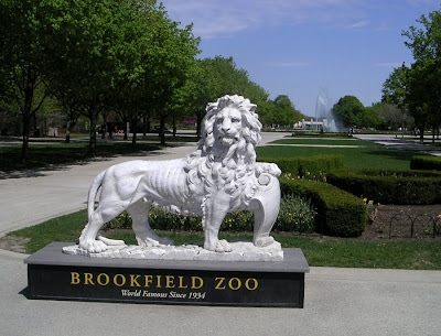 Lion Sculpture, Brookfield Zoo, Chicago