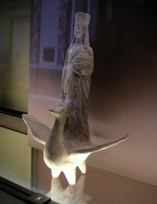 Egyptian Goddess and Bird, Louvre Museum, Paris
