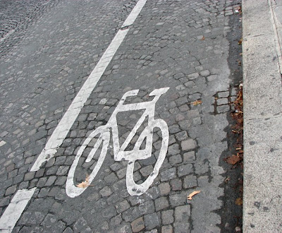 Bike Icon and Cobblestones, Pont Neuf, Paris