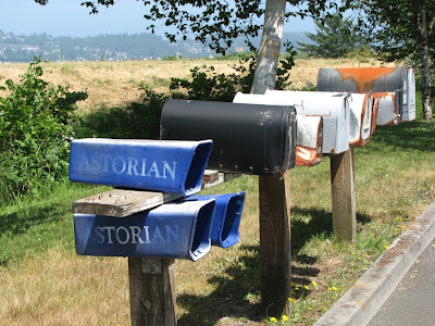 Daily Astorian and Mailboxes, Warrenton, Oregon