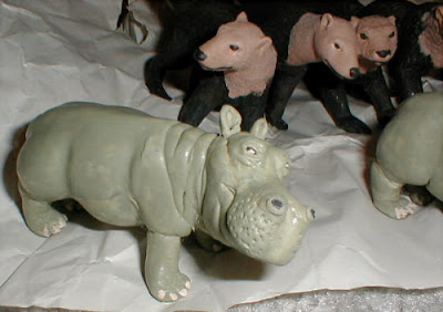 Balata rubber hippo